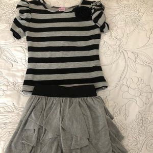 Adorable Plum Skirt with Top